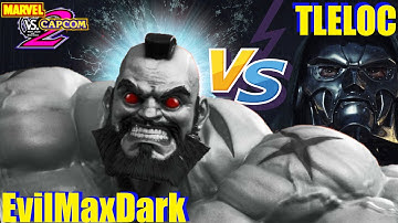 MvC2 Mvci Umvc3 EvilMaxDark vs Tleloc  (Xbox 360) pt 1
