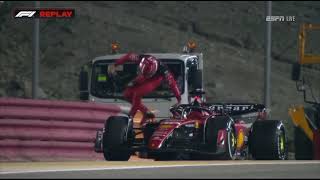 Charles Leclerc RETIRES From The Bahrain GP