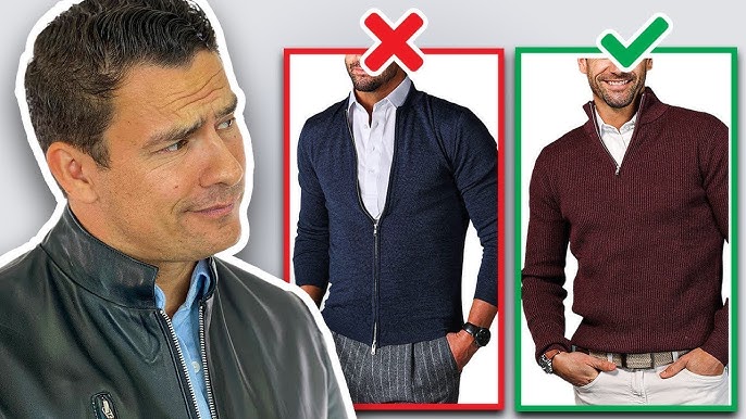 How to Choose a Sweater over a Dress Shirt [Collars That Match] 