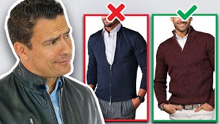 How To Style A Shirt & Sweater As An Adult Man screenshot 1