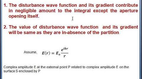OPTICAL DIFFRACTION PART 05-Dr. Soumen Ghosh, Asst. Professor, Chakdaha College, Nadia, W.B., India.