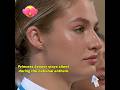 Princess Leonor stays silent during the National Anthem👌💯