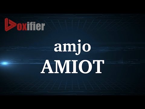 Come Pronunce Amiot in francese - Voxifier.com