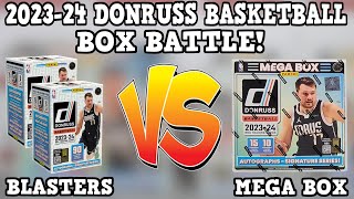 2023-24 Donruss Basketball Retail Battle! Mega Box VS 2 Blaster Boxes! Which is BETTER?!