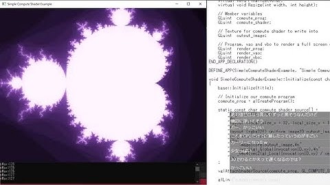 OpenGL 4.5 勉強会 #22「コンピュートシェーダーでマンデルブロ集合」【プログラミング実況】