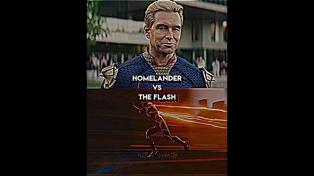 The Flash Vs Homelander Battle Shorts