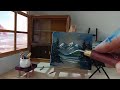 Miniature landscape painting