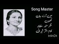Main Aarzoo E Jaan Likhon Ya MUNAWAR SULTANA Lyrics Akhtar Shirani