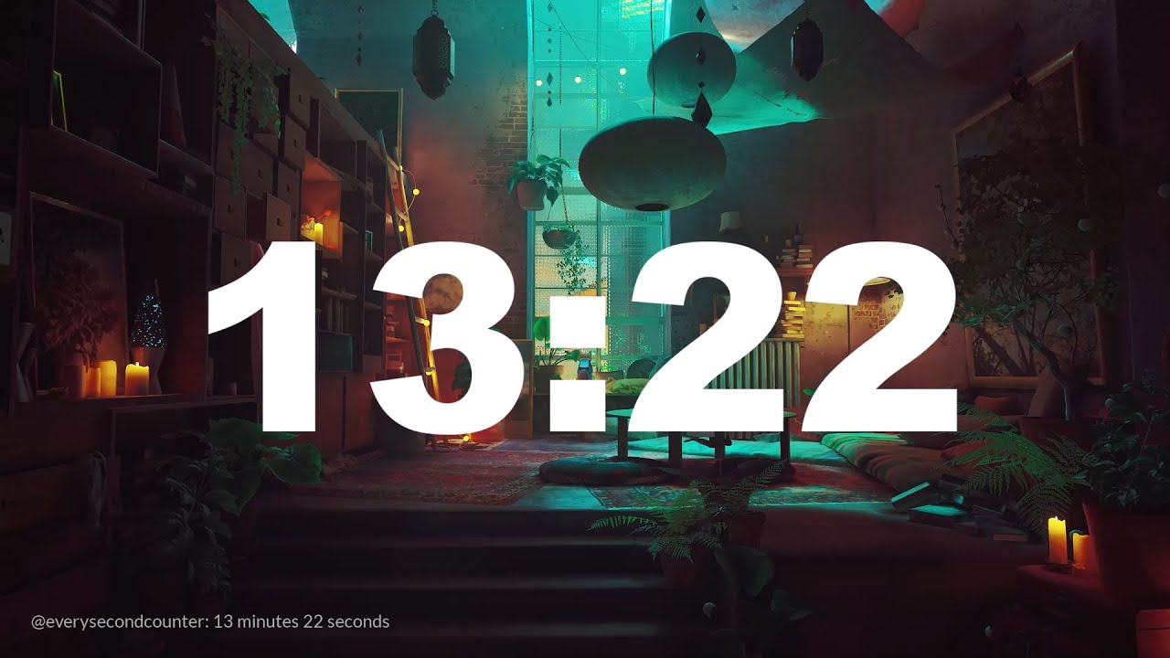 13 minutes 22 seconds [802 secs] clock timer countdown || Alarm Focus ...