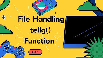 tellg() function in C++ File Handling| C++ Tutorials for Beginners