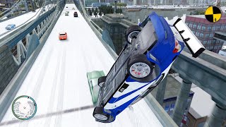 GTA 4 Crazy BMW M3 GTR Crashes Ep.8