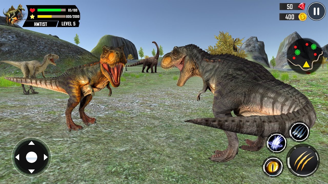 Dinosaur Games Simulator Dino Attack 3D Apk Download for Android- Latest  version 2.7- com.best.virtual.social.sim.games.dinosaur.games.survival.dino .simulators.attack