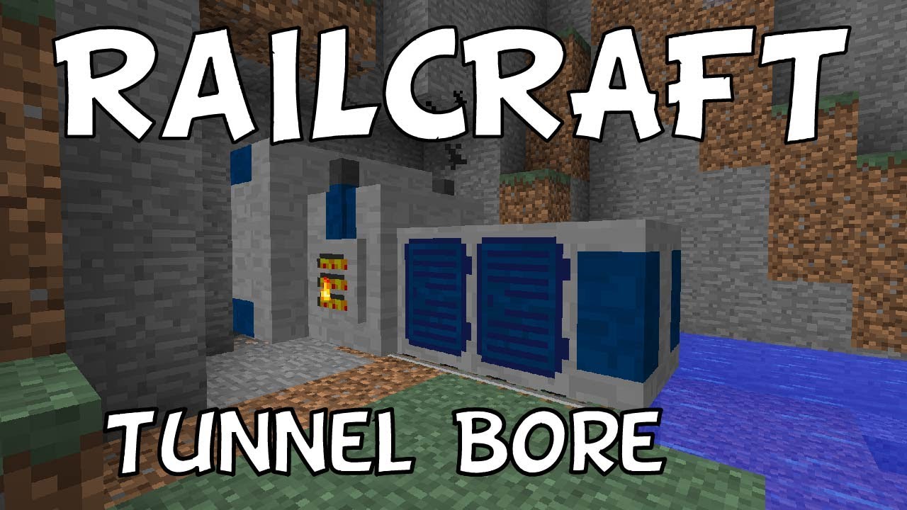 Railcraft Tunnel Bore Youtube