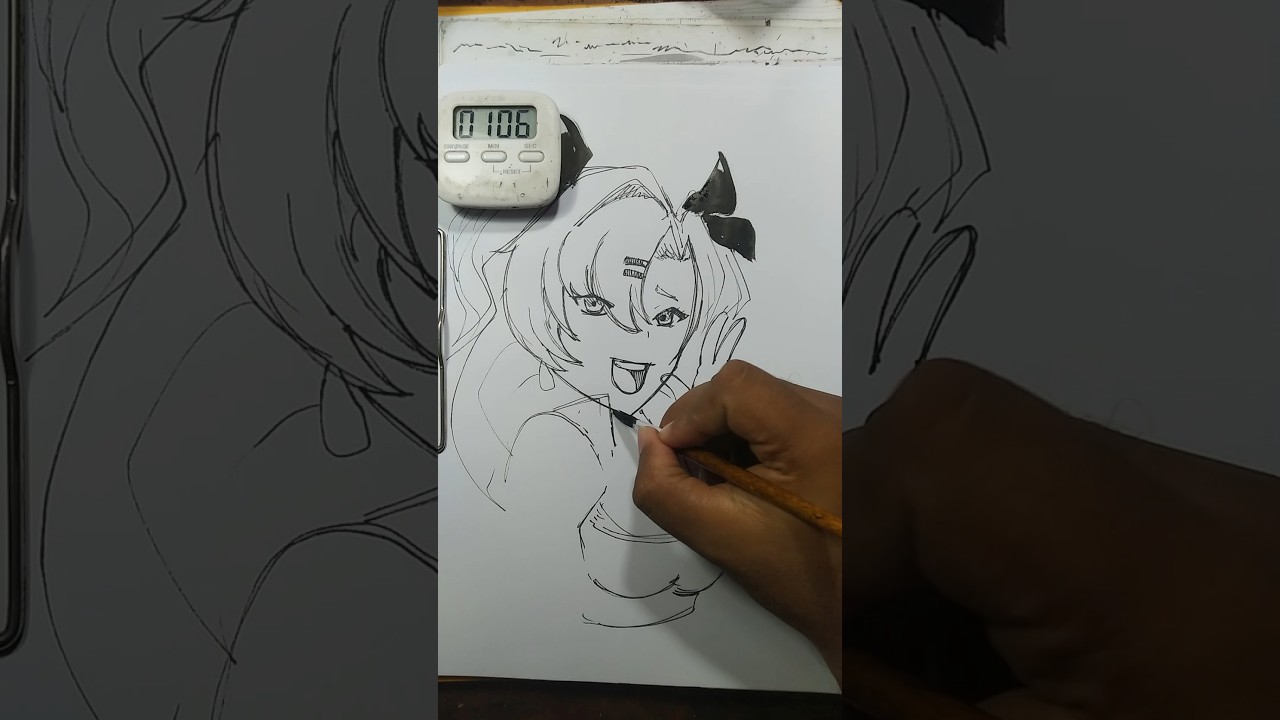 Draw Nicole Demara in 5 minutes 