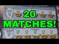 I GOT 20 MATCHES ON 1 LOTTERY TICKET!  Texas Lottery scratch off tickets Chase rd 2 ARPLATINUM