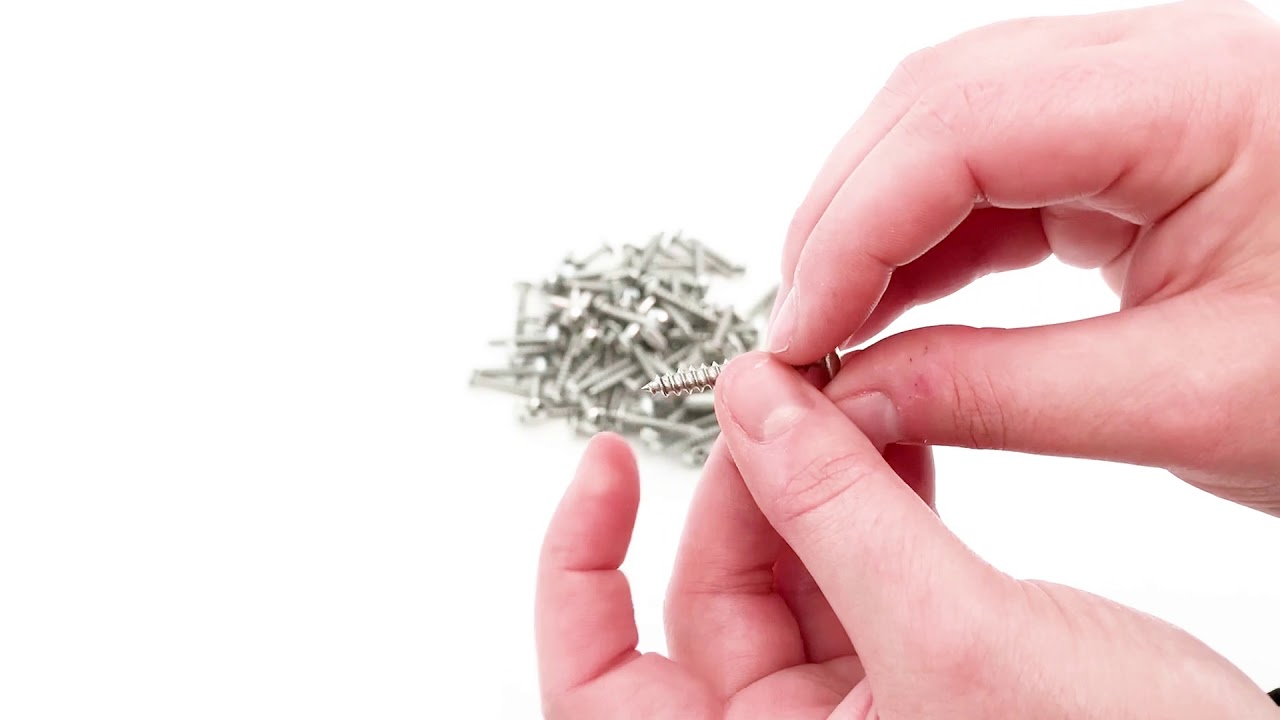 80 Piece Pan Head Screw Set for Dock Bumper Installation Marine Grade Stainless Steel 10 x 1-1/4" SS