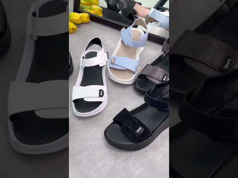 Трендові шоколадні босоніжки натуральна шкіра в асортименті, видео 2