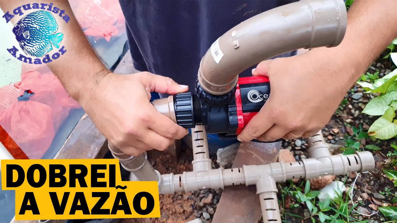 MEU FILTRO POR DENTRO - TROQUEI A BOMBA DO MEU LAGO