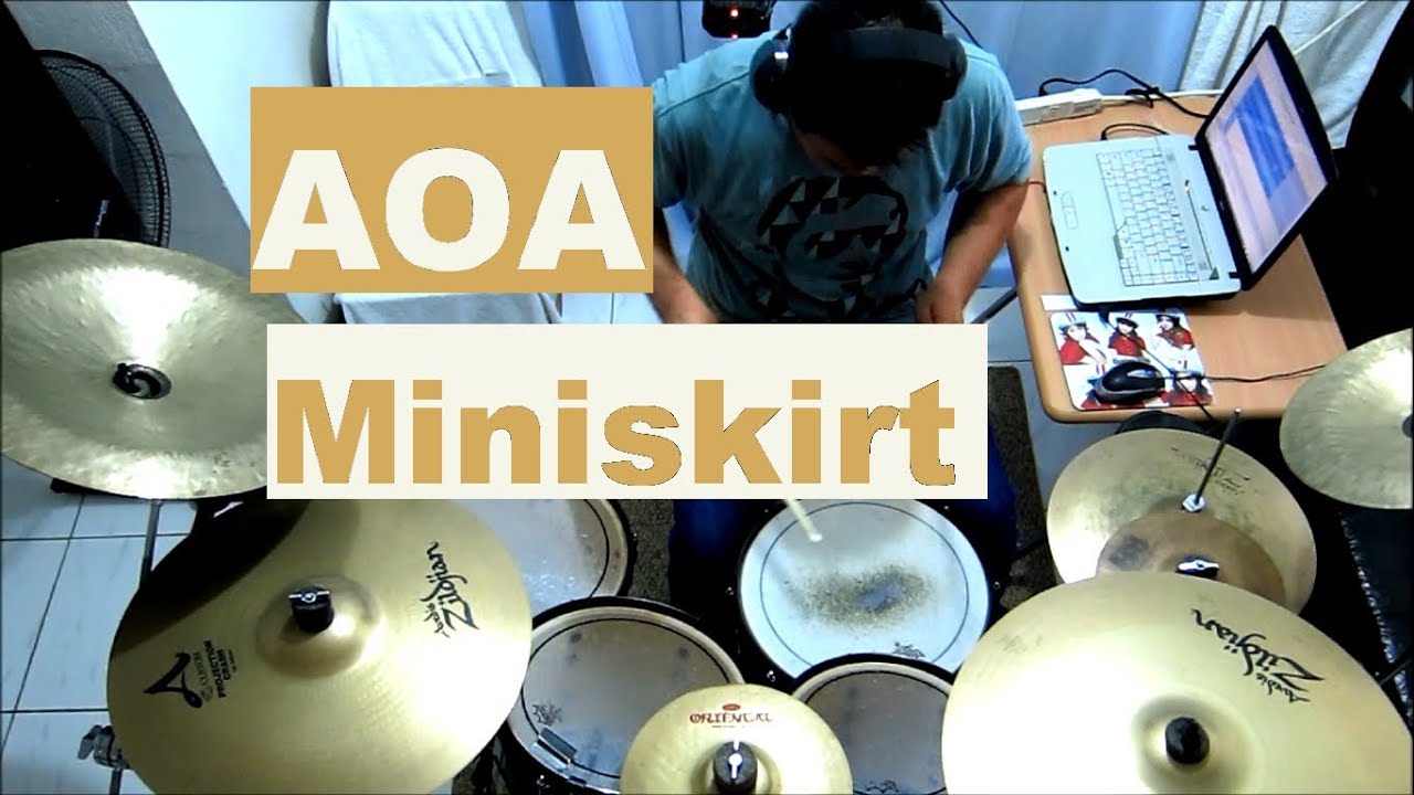 AOA - Miniskirt - Drum Cover - 에이오에이 - 짧은 치마