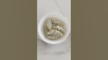 How to cook frozen dumplings 🥟 #dumplings #cookingtips #simplemeal #formom #forkids