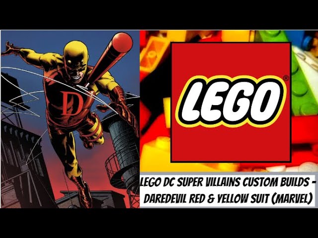 LEGO DC Super Villains Custom Builds - Daredevil Red & Yellow Suit