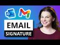 Creating a Professional Email Signature with Canva