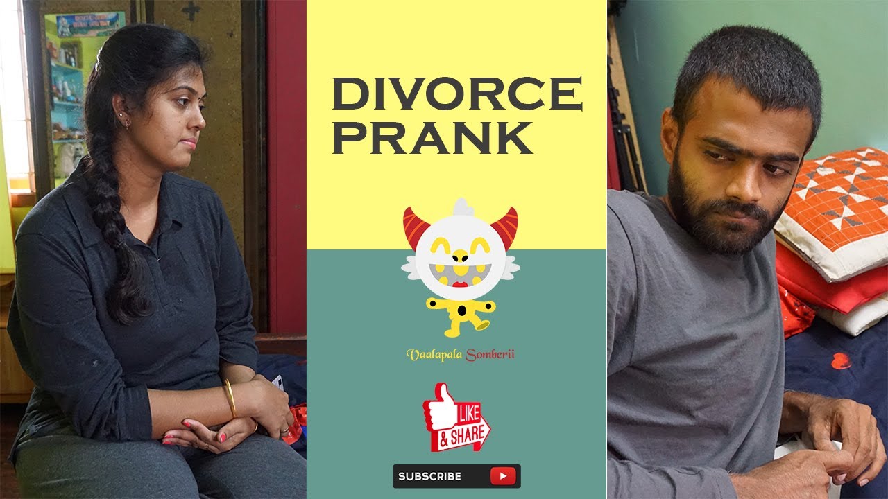 Divorce prank | prank on husband | couple prank | vps | vaalapala somberii