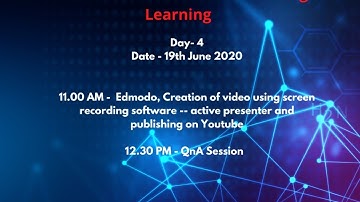 FDP on ICT/LMS tools for Online Teaching Learning Day 4