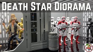 Death Star Corridor Diorama for 6" Star Wars Black Series Figures