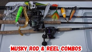 The Best ROD and REEL Combos for MUSKIES!!! - Proper Musky Setups Based on Lure Choice