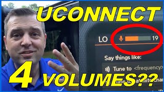 Did you know Jeep Wrangler Uconnect 8.4 radio has 4 volumes