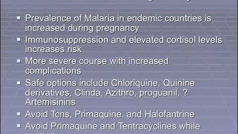 Malaria Update - Richard L Oehler, MD