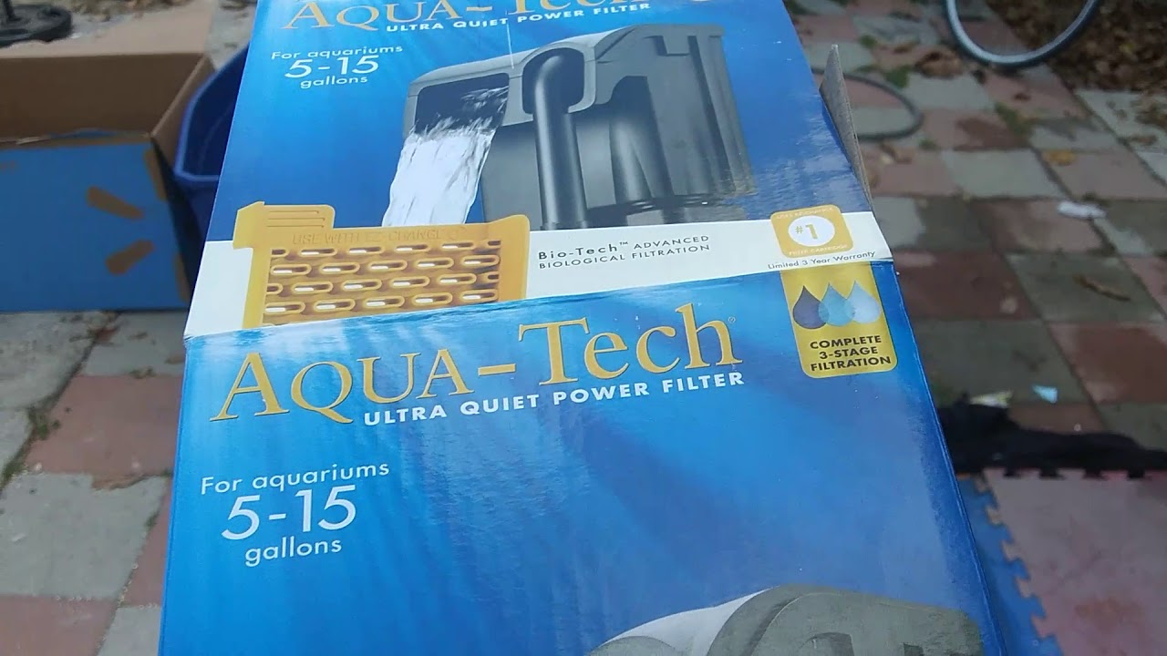 Aqua tech power filter YouTube