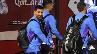 Messi arrives with Argentina squad in Qatar ahead of the 2022 FIFA World Cup