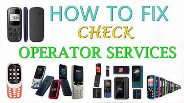 How to Fix Check Operator Services Problem | New Method