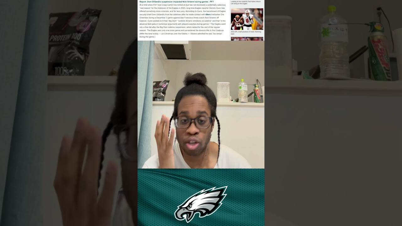 Apparently This Eagles Non Coach Personnel Was Responsible For The Demise Of Our Season: Pathetic...