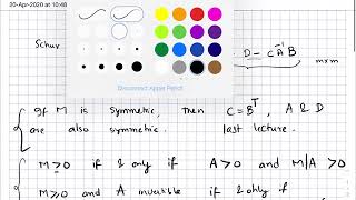 Lec 6 1 - Schur's Complement