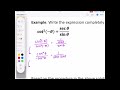 Section 9.1 - Trig Identities