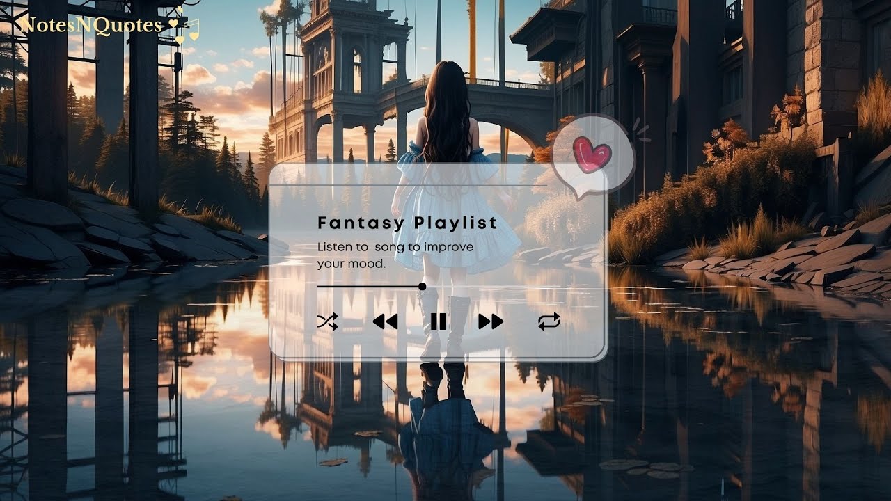 Tranquil Dusk by the Lakeside: Fantasy Music |Cinematic background music