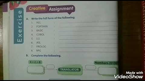 Class 5th| Chapter 2 : Computer Language (Part 4)