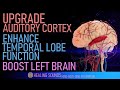 Upgrade Auditory Cortex | Enhance Temporal Lobe Function | Boost Left brain | Improve Hearing Power