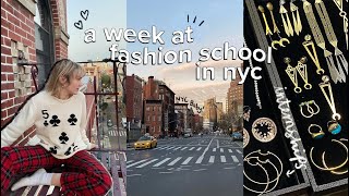 a week in my life as a fashion student in nyc 🌟