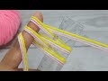 Amazing 2 Beautiful Woolen Yarn Flower making ideas with Scale | Easy Sewing Hack