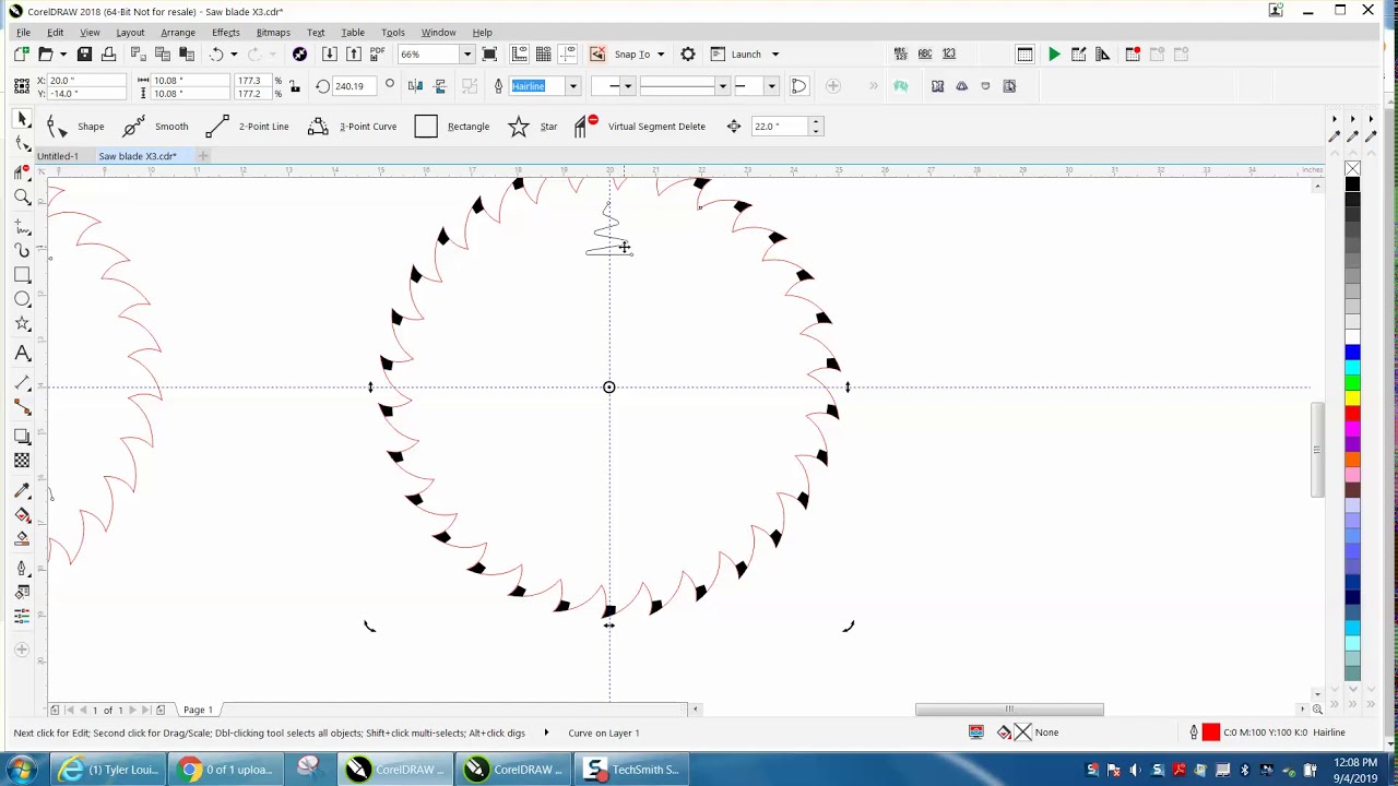 Corel Draw Tips & Tricks Rotate something that is not at 0 Degrees ...