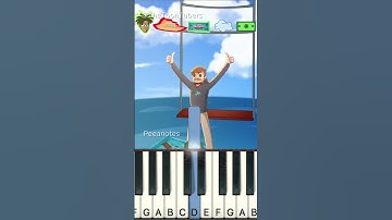 Will A Feastables Boat Hold Mr Beast Weight @TheToonTubers - Piano Tutorial by @Peeanotes