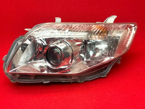 TY157 NZE144G カローラ フィールダー 左ヘッドライト - YouTube