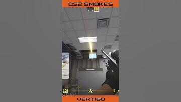CS2: Smoke Rampa - Vertigo  #cs2 #cs2clips