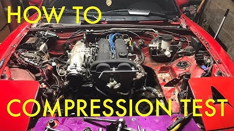 How To Do A Compression Test Miata