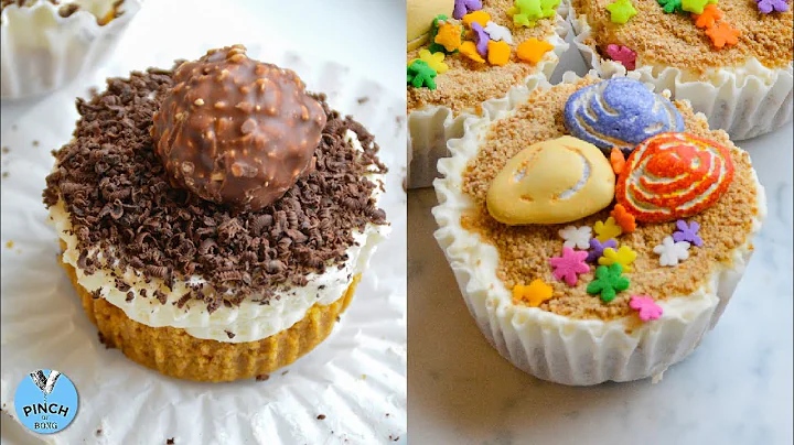 Cheesecake bites 2 WAYS | Easy 5 minute Mini cheesecake Bites | no bake no egg