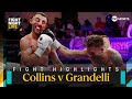 12 round battle   nathaniel collins vs  francesco grandelli  fight night highlights